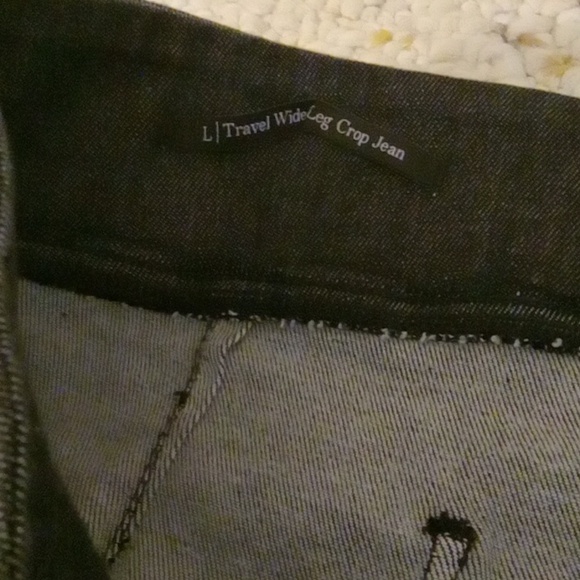 Talbots Travel wide leg crop jean - Picture 3 of 7